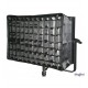 Boîte à lumière illuStar 39x39cm pour LED illuStar LEDP-1190 avec diffuseur et grille nids d'abeilles - réf. LEDP-1190-SBHC