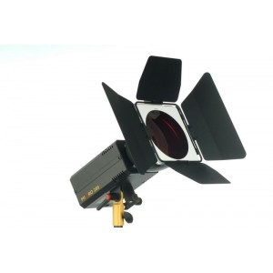 Coupe-flux 4 volets ELFO pivotant sur 360° avec porte-filtre couleur s'adapte sur réflecteur MICRO-PRO ø135mm - référence E177