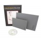 Lot de deux cartes gris neutre illuStar 1x A5 et 1x 10X15cm + CD avec instructions - référence GRAYCARD