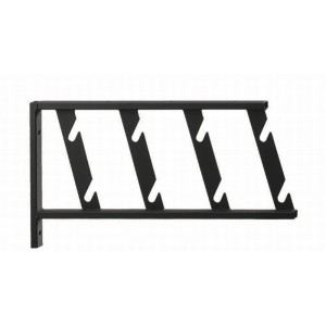 Support illuStar pour 8 rouleaux arrière fond (expan ou moteur tubulaire) pour montage au mur ou au plafond (2pc.) - réf. T008