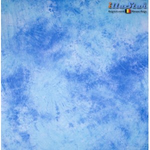 Toile de fond illuStar 3mx6m tissu mousseline de cotton, peint à la main, tacheté, avec rebord pour traverse - référence BM-025