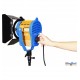 Spot Fresnel focalisable LED 10000 lm illuStar 100W 5500°K coupe-flux avec 4 volets noir - référence FL-1000